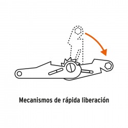 Sujetador con matraca carga máxima 6000 kg, Truper