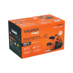 Cepillo eléctrico 3-1/4", 850W, TRUPER PRO
