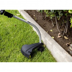Desbrozadora a gasolina 26cc mango tipo "D", 17"corte, curva