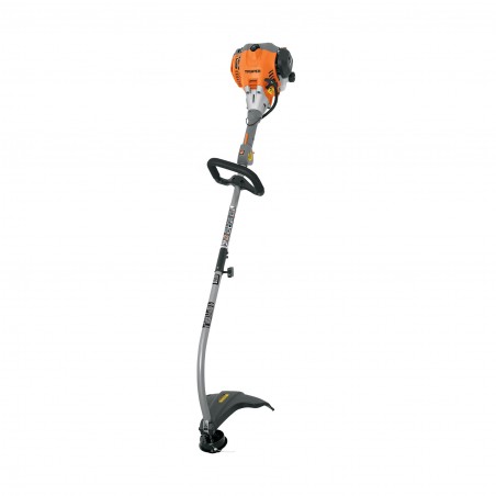 Desbrozadora a gasolina 26cc mango tipo "D", 17"corte, curva