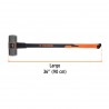 Marro octagonal 16 lb, mango fibra de vidrio 36", Truper