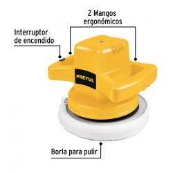 Pulidora 10" 110W, PRETUL