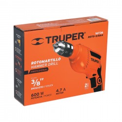 Rotomartillo 3/8", 600W, TRUPER PRO