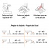 Sierra de inglete 10", 1900W telescópica compuesta, TRUPER