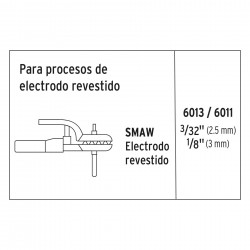 Soldadora arco eléctrico, corriente alterna 90 A, Truper
